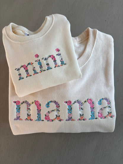 Mama floral Sweatshirt