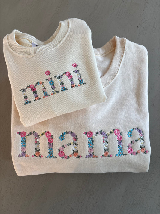 Mama floral Sweatshirt