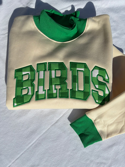 Birds Mock Neck