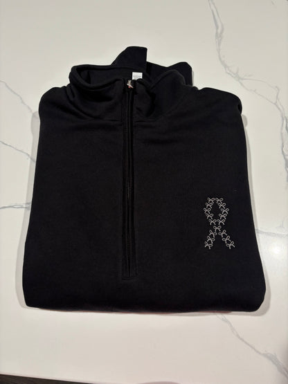 Cancer Ribbon Quarter Zip