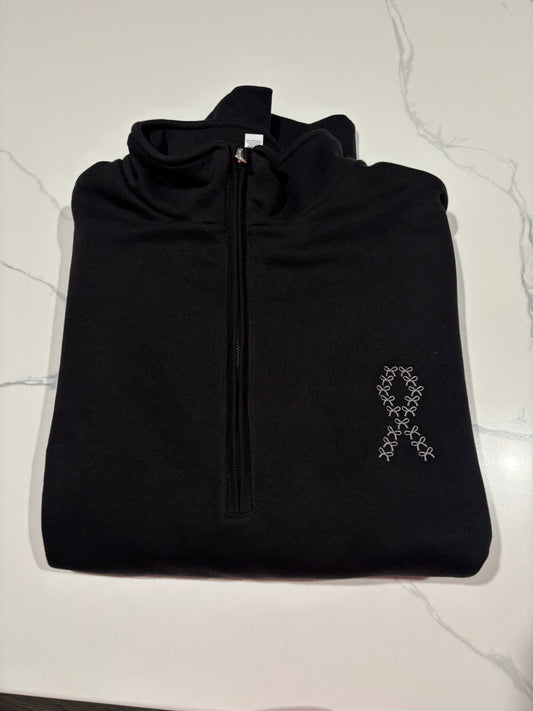 Cancer Ribbon Quarter Zip