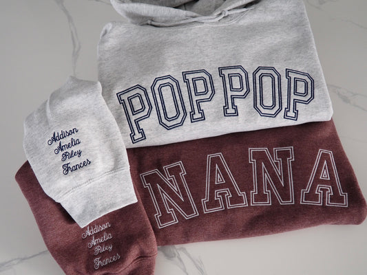 Custom Name Embroidered Sweatshirt